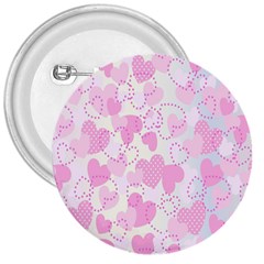 Valentine Background Hearts Bokeh 3  Buttons