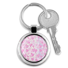 Valentine Background Hearts Bokeh Key Chain (round) by Ravend