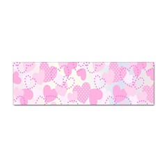 Valentine Background Hearts Bokeh Sticker Bumper (10 Pack) by Ravend