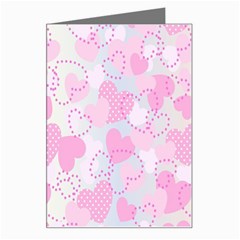 Valentine Background Hearts Bokeh Greeting Card by Ravend