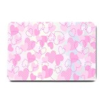 Valentine Background Hearts Bokeh Small Doormat 24 x16  Door Mat