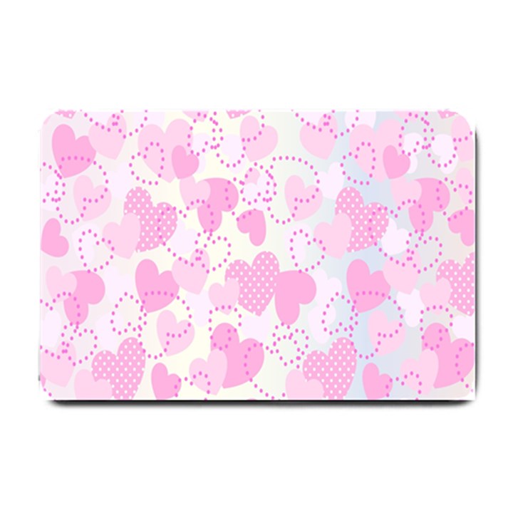 Valentine Background Hearts Bokeh Small Doormat