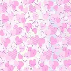 Valentine Background Hearts Bokeh Play Mat (Square)