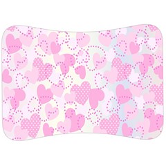 Valentine Background Hearts Bokeh Velour Seat Head Rest Cushion