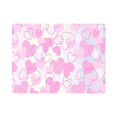 Valentine Background Hearts Bokeh Premium Plush Fleece Blanket (Mini)