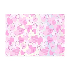 Valentine Background Hearts Bokeh Crystal Sticker (a4) by Ravend