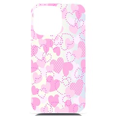 Valentine Background Hearts Bokeh Iphone 14 Pro Max Black Uv Print Case by Ravend