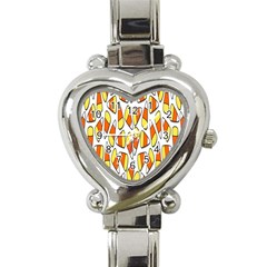 Candy Corn Halloween Candy Candies Heart Italian Charm Watch by Ravend