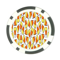 Candy Corn Halloween Candy Candies Poker Chip Card Guard (10 Pack) by Ravend