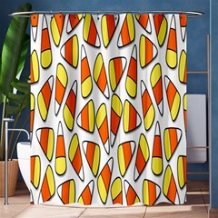 Candy Corn Halloween Candy Candies Shower Curtain 60  X 72  (medium)  by Ravend