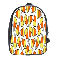 Candy Corn Halloween Candy Candies School Bag (xl) by Ravend