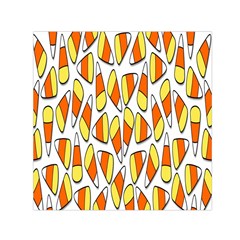 Candy Corn Halloween Candy Candies Square Satin Scarf (30  X 30 ) by Ravend