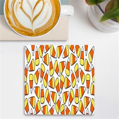 Candy Corn Halloween Candy Candies Uv Print Square Tile Coaster  by Ravend