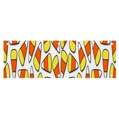 Candy Corn Halloween Candy Candies Banner And Sign 6  X 2  by Ravend