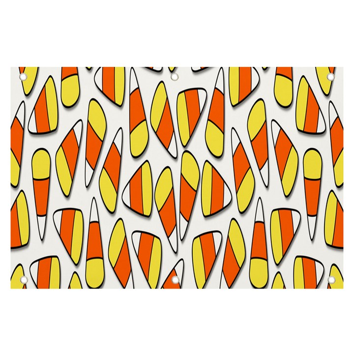 Candy Corn Halloween Candy Candies Banner and Sign 6  x 4 