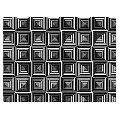 Pattern Op Art Black White Grey Premium Plush Fleece Blanket (extra Small) by Ravend