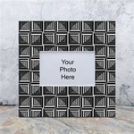 Pattern Op Art Black White Grey White Box Photo Frame 4  x 6  Front