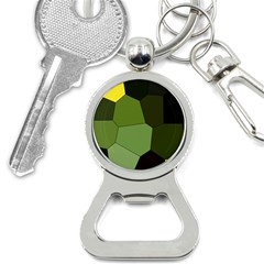 Mosaic Structure Background Tile Bottle Opener Key Chain by Ravend