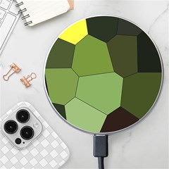 Mosaic Structure Background Tile Wireless Fast Charger(white) by Ravend