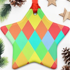 Low Poly Triangles Ornament (star) by Ravend