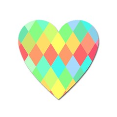 Low Poly Triangles Heart Magnet by Ravend