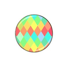 Low Poly Triangles Hat Clip Ball Marker (4 Pack) by Ravend