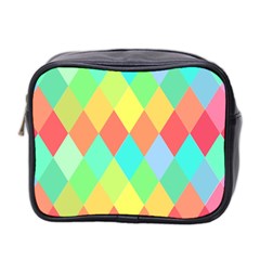 Low Poly Triangles Mini Toiletries Bag (two Sides) by Ravend