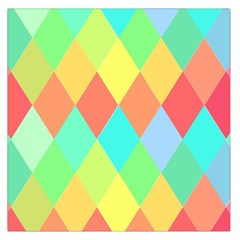 Low Poly Triangles Square Satin Scarf (36  X 36 ) by Ravend