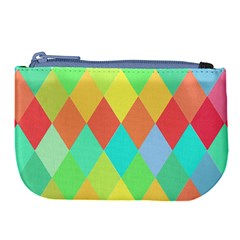 Low Poly Triangles Large Coin Purse