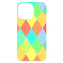 Low Poly Triangles Iphone 14 Pro Max Black Uv Print Case by Ravend