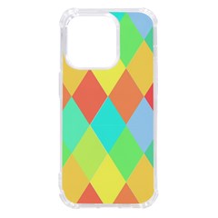 Low Poly Triangles Iphone 14 Pro Tpu Uv Print Case by Ravend