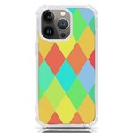 Low Poly Triangles iPhone 13 Pro TPU UV Print Case Front