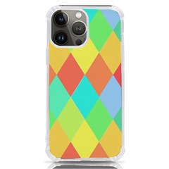 Low Poly Triangles Iphone 13 Pro Max Tpu Uv Print Case by Ravend