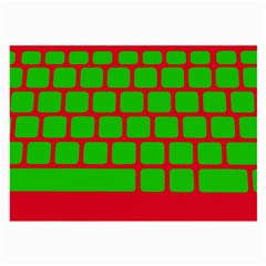 Keyboard Keys Computer Input Pc Large Glasses Cloth by Ravend