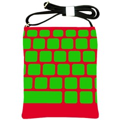 Keyboard Keys Computer Input Pc Shoulder Sling Bag by Ravend