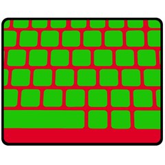 Keyboard Keys Computer Input Pc Fleece Blanket (medium) by Ravend