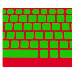 Keyboard Keys Computer Input Pc Two Sides Premium Plush Fleece Blanket (small) by Ravend