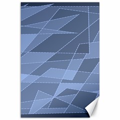 Lines Shapes Pattern Web Creative Canvas 12  X 18  by Ravend