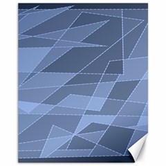 Lines Shapes Pattern Web Creative Canvas 11  X 14 