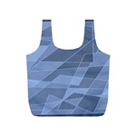 Lines Shapes Pattern Web Creative Full Print Recycle Bag (S) Back