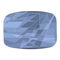 Lines Shapes Pattern Web Creative Mini Square Pill Box by Ravend