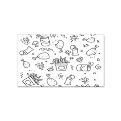 Set Chalk Out Scribble Collection Sticker Rectangular (10 Pack) by Ravend