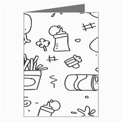 Set Chalk Out Scribble Collection Greeting Card by Ravend