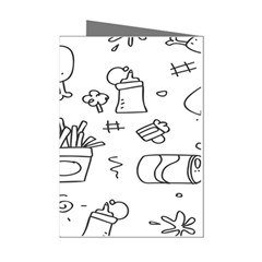 Set Chalk Out Scribble Collection Mini Greeting Cards (pkg Of 8) by Ravend