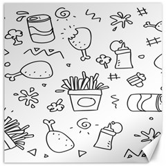 Set Chalk Out Scribble Collection Canvas 12  X 12  by Ravend