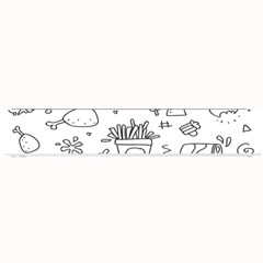 Set Chalk Out Scribble Collection Small Bar Mat by Ravend