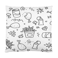 Set Chalk Out Scribble Collection Standard Cushion Case (one Side) by Ravend