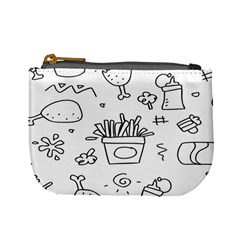 Set Chalk Out Scribble Collection Mini Coin Purse by Ravend