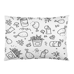 Set Chalk Out Scribble Collection Pillow Case (two Sides) by Ravend