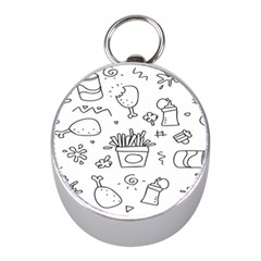 Set Chalk Out Scribble Collection Mini Silver Compasses by Ravend